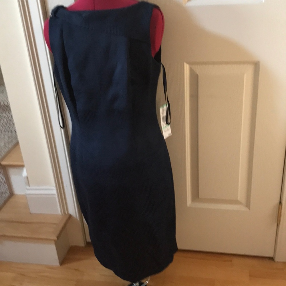 NWT Anne Klein navy sleeveless dress size 8